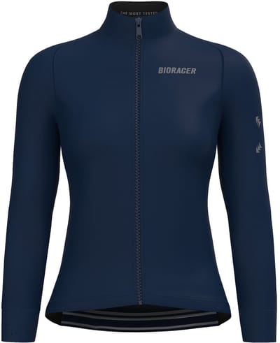 BIORACER Tempest - Wielervest Winter/Tussenseizoen - Dames - Misty Nautica - Winddicht & Thermisch - Maat XS