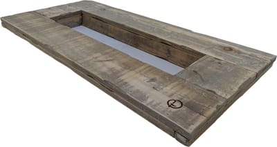 Diep dienblad rechthoek – zijden bloemen tray en kaarsenplateau 59 cm | Inspiring Minds
