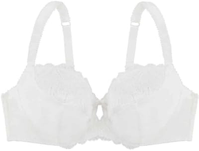 Dorina Kanten beugel BH - Celine - Stevige bh zonder vulling - Grote maten - 80C - Ivoor