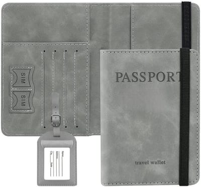 Famanu - Paspoorthoezen set (1, 3 of 5 stuks), transparante beschermhoezen voor paspoort en ID, document-echt en scheurbestendig
