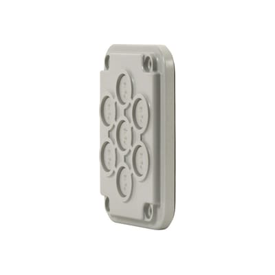 Eaton kabelinvoerdeksel 2 voor 7xPg16 UE402/7 - 1860480 - E3GVB