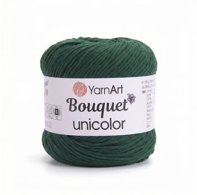YarnArt Bouquet Unicolor - Katoen Garen - Effen - 100g - 200m - Kleur 3221