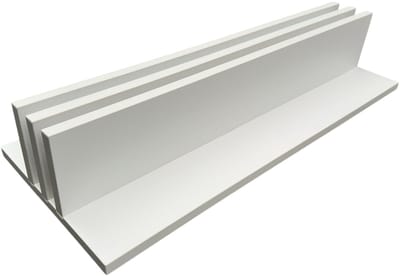 NORTH Afdekplaat Houder Pooltafel Mat Wit (Voor 2 Tops)