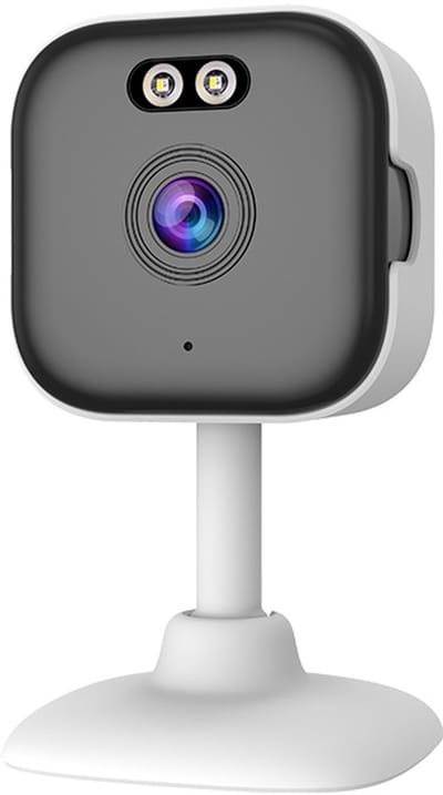 Camera's voor huisbeveiliging binnenshuis, binnencamera, plug-in beveiligingscamera binnenshuis, kleuren nachtzicht, tweerichtingsaudio, AI-bewegingsdetectie, babyfoon（Geen geheugenkaart meegeleverd）