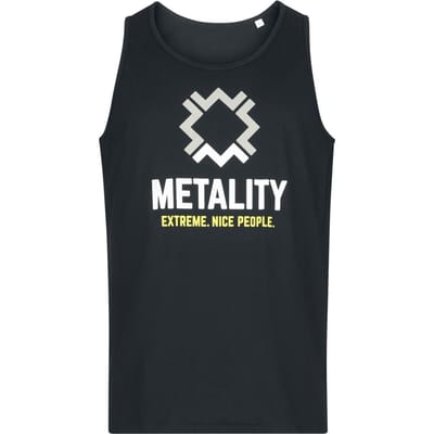 Metality Top - Herren-Tank Top - S tot 3XL - voor Vrouwen - zwart