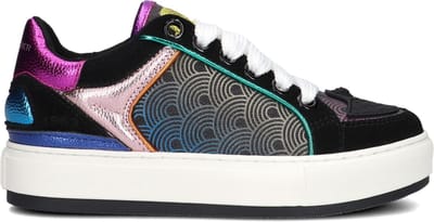 Kurt Geiger London Southbank Sneakers - Leren Sneaker - Dames - Zwart - Maat 36