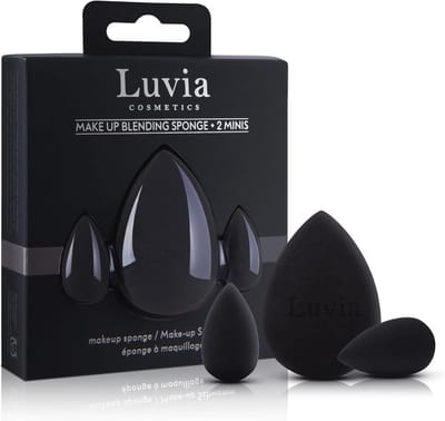 Make-up Sponge Set - 3 Zachte Blender Sponsjes in Zwart