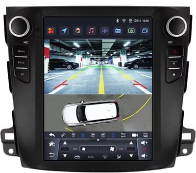 Autoradio bluetooth met camera - Carplay - Voor Mitsubishi Outlander XI 2 (2008-2011) - Geschikt voor Apple en Android - Stereo - Navigatie - Navigatiesysteem auto