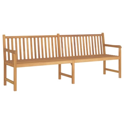 vidaXL - Tuinbank - 228 - cm - massief - teakhout