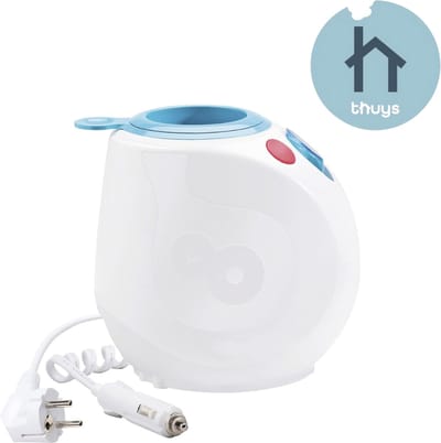 Thuys - Flessenwarmer Onderweg - Flessenwarmer Draadloos - Draagbare Flessenwarmer - Praktisch - Veilig - Stijlvo