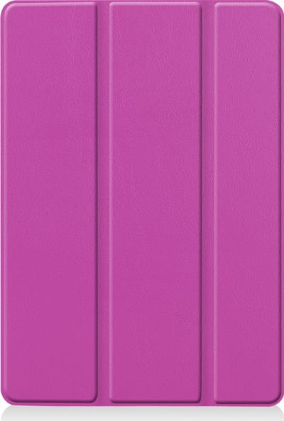Hoesje - Geschikt voor Apple iPad 8 (2020) - 10.2 inch - 8e Generatie - Dun & Stevig - Trifold Bookcase - Hard Cover - Hardcover Book Case - Tablet Hoes - Paars