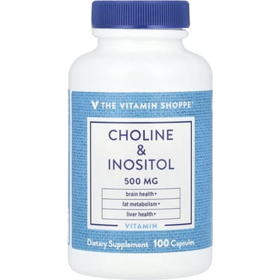 The Vitamin Shoppe, Choline & Inositol, 500 mg, 100 capsules