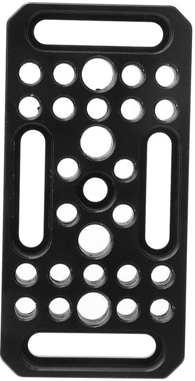Dailygoods- Uitbreidingsplaat Draagbaar - Camera-accessoire Aluminiumlegering - CNC Precisiebewerking - Lichtgewicht - Roestvast - Gereserveerde Schroefgaten - Camera Rig