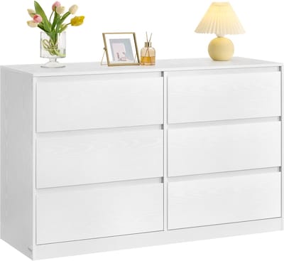 VASAGLE - Kast - Ladekast - Met 6 Lades - Voor Slaapkamer - Moderne KAILYN Collectie