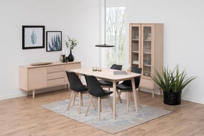Giga Living Eettafel Rosta - Rechthoek Naturel - 150x80x75,5cm