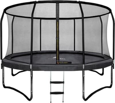 Trampoline met veiligheidsnet 305 cm - 150 kg - Zwart - Viking Choice