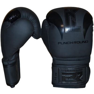 PunchR™ Bokshandschoenen SLAM Zwart op Zwart - 12 OZ