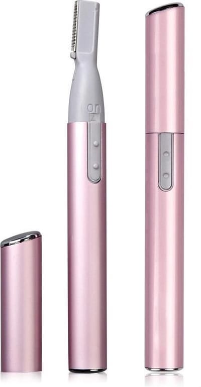 Originele® Roze Wenkbrauw Trimmer - Precisietrimmer - Gezichtshaar verwijderen - Gezicht Ontharing - Trimmer - Wenkbrauw scheermesje - Dames - Heren