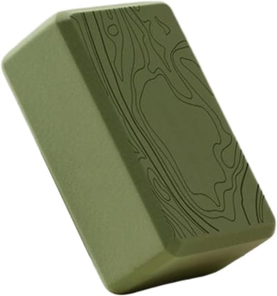 Yogasteen Oefenblok - Fitness Kussen - Oefening Ondersteuning - Antislip Hittebestendig - 23 x 15 x 7 cm - Groen