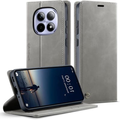 Geavanceerde beschermhoes met RFID-blokkering voor smartphones, schokbestendig, met klapstandaard en magneetsluiting, geschikt voor kaarten en portemonnee