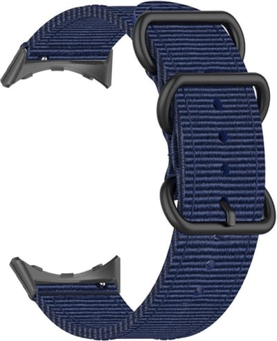 Nylon bandje - geschikt voor Google Pixel Watch 4 (41mm) / Pixel Watch 3 (41mm) / Pixel Watch 2 / Pixel Watch - blauw