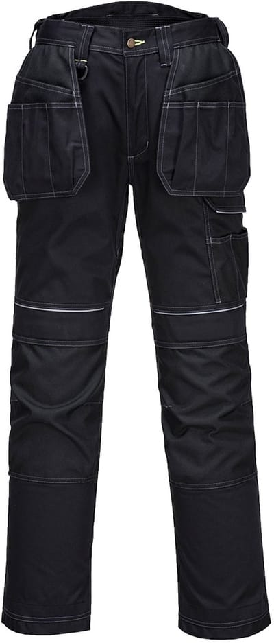 Portwest PW3 Werkbroek met holsterzakken T602 - Zwart - 28