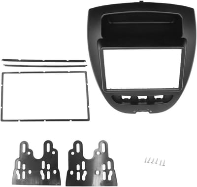 Double DIN Car Radiofacia voor Toyota Aygo, Citroën C1 en Peugeot 107 - Perfecte Pasvorm en Eenvoudige Installatie