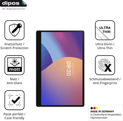 dipos – 2x Matte Beschermfolie geschikt voor IMIN Swan 1k 15.6 Zoll | Krasbestendige & antireflecterende Screenprotector Ultra-Thin