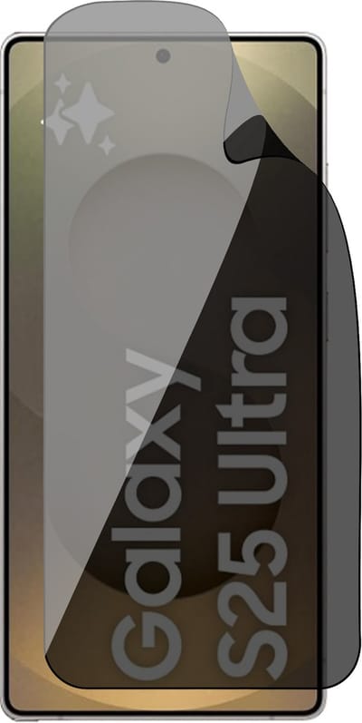 Privacy Screenprotector geschikt voor Samsung Galaxy S25 Ultra - 1x FlexGuard Screen Protector