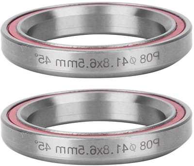 Set van 2 Stuks 41.8mm Hoofdset Lager, Zware Dubbel Afgedichte Stuur Lager, Vervangingslagers voor Fietsen en Mountainbikes
