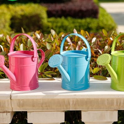 Kinder Gieter - Kleine Gietkan - Binnen Planten Water Geven - Dubbele Handgreep - 1.5 Liter - Blauw