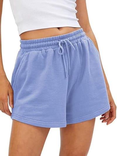 Lichte Hoge Taille Sportshorts voor Dames met Zakjes, Ideaal voor Yoga, Joggen en Hardlopen
