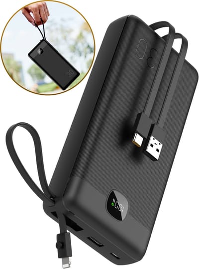 Golden Sound Powerbank 26800 mAh - Snellader 22,5W - Powerbanks - Oplader - USB-C, USB-A - Noodpakket - Quick Charge met Led Display