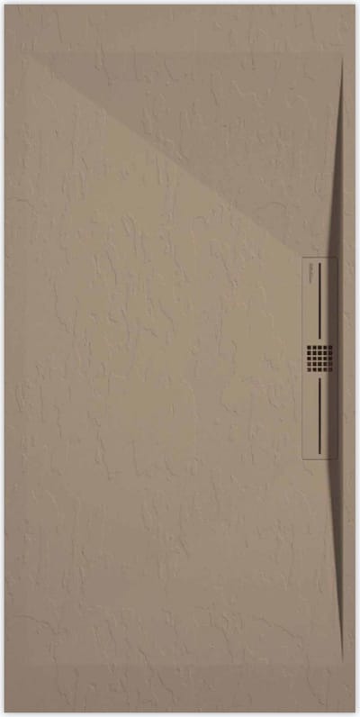 Sanifun douchebak Stone Side Moka Slate 1100 x 700 P
