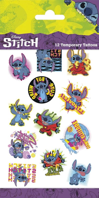 36x Disney Stitch Plak Tattoo - Party Feest Thema Fun