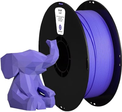 175mm Taaiheid Verhogend 3D Printing Filament - Dimensionale Nauwkeurigheid +/- 003mm - 1kg Spoel - Lichtpaars