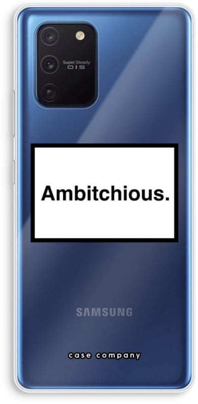 Case Company® - Hoesje geschikt voor Samsung Galaxy Note 10 Lite hoesje - Ambitchious - Soft Cover Telefoonhoesje - Bescherming aan alle Kanten en Schermrand