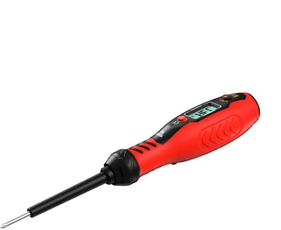 Spanningsmelder, circuitdetector met digitaal display, 2-in-1 batterij, hoge precisie, met schroevendraaier voor elektriciens, industrie, huis en auto