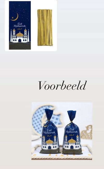 Akyol - eid mubarak uitdeelzakjes - ramadan - ramadan mubarek - Liefde - Islam - ramadan mubarek - cadeau islam gelovige - islamitische - islam - eid mubarek zakjes - gift - zwart van kleur - islam - ramadan - allah - moslim - snoepzakjes ramadan
