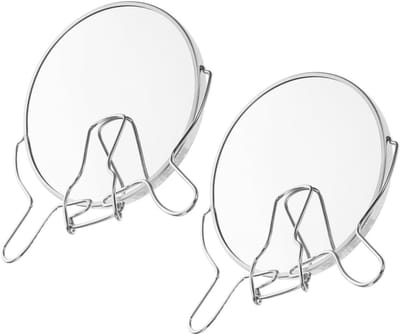 Vergrootspiegel Set - Dubbelzijdig Roterend - Make-up Aanbrengen - Elegante Goudkleur - 2 Stuks - Goud