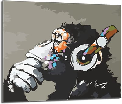 TMK ArtDeko - Snijplank - 60x52 cm - Muziek Motief - Veiligheidsglas