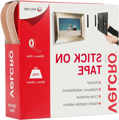 VEL-EC60221 Beige plakbandrol 20mm x 10m - kantoorbenodigdheden