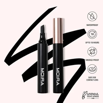 Moira | Waterproof Jumbo Edge Liquid Liner 001 Black
