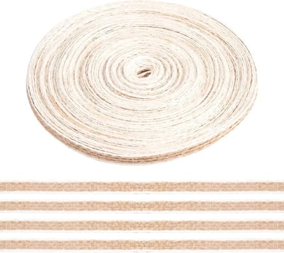 20 meter Jute Touw Lint 6mm voor DIY Projecten, Bloemstukken, Kransen en Cadeauverpakking Decoratie