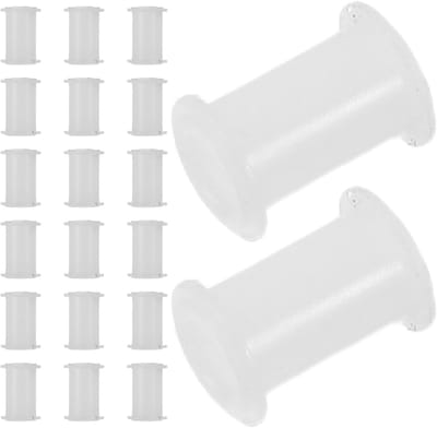 Cassette Tape Onderdelen - Rol Kern - Tape Deck Reparatie - Universele Toepassing - 20 Stuks - Wit