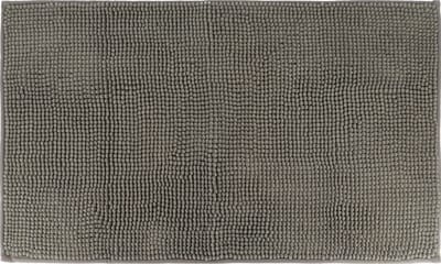 Tendance Badmat microfiber - laagpolig - grijs - 45x75 cm - absorberend - badkamer - antislip - zacht