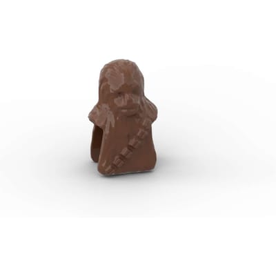 MOC 10 STUKS 30483 Gorilla Haar Bouwstenen Wookiee Soldaat Hoofd Kit Baksteen Deeltje Educatief Speelgoed Kinderen Verjaardag Kind Cadeau