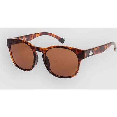 Quiksilver Time Box Shiny Tortoise Zonnebril bruin