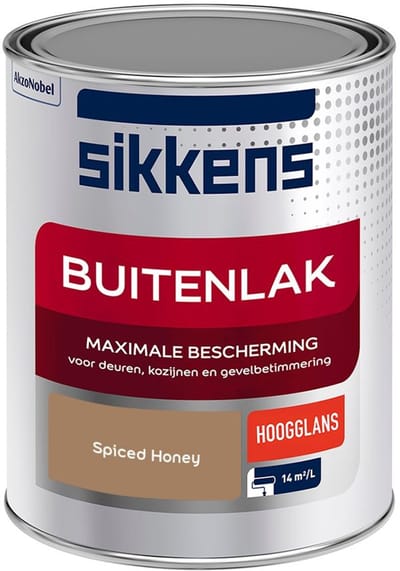 Sikkens - Buitenlak Hoogglans - Spiced Honey - Mengverf - 1 L