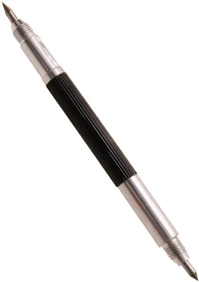 Graveerstift Dubbelzijdig - Etspen Tekenpen - Materiaal Markeren - Wolfraamcarbide Tips - 1 Stuk - Zilver